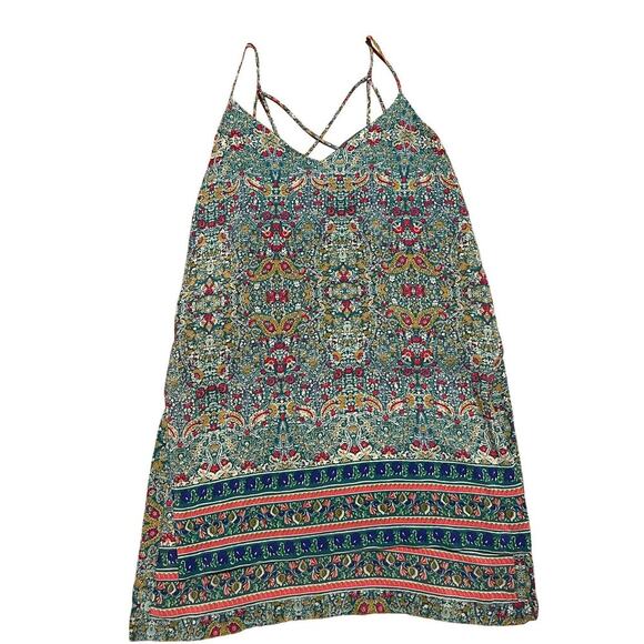 Anthropologie Tops - Maeve By Anthropologie 100% Silk Boho Floral Paisley Tunic size 6 colorful EUC